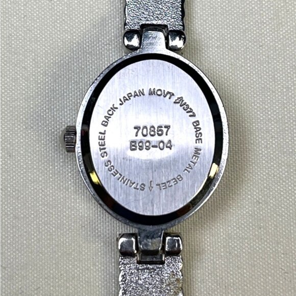 Vintage Ashley Fields Women's Silver Medal Link Watch SKU 5372 - Picture 4 of 7
